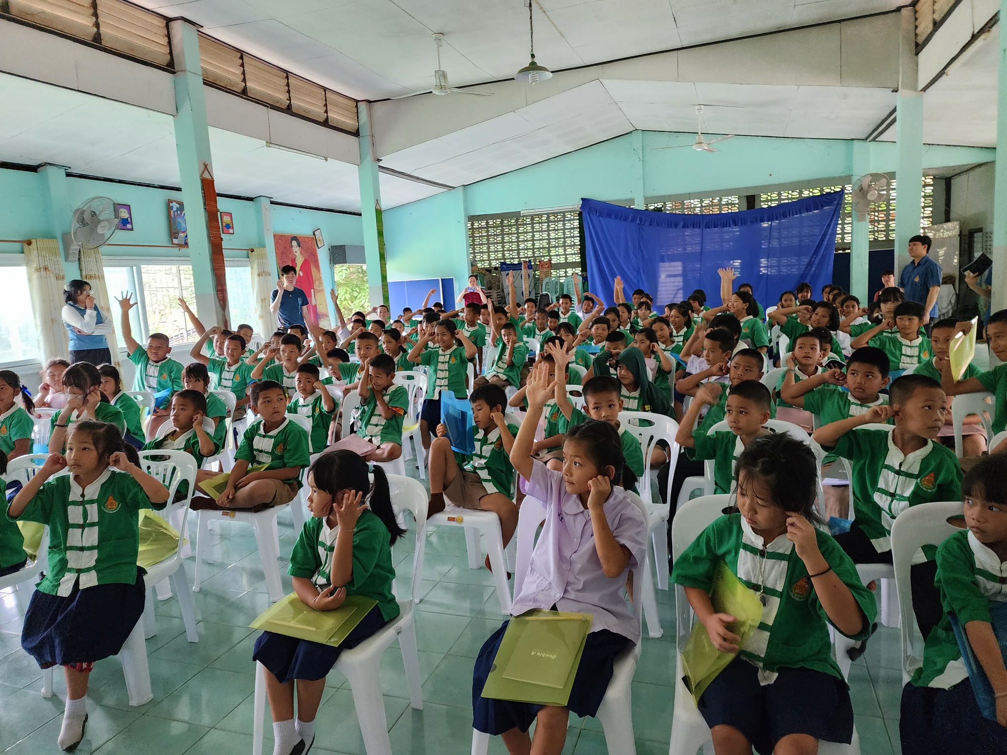 โครงการบริการให้ความรู้ และสุขศึกษา เพื่อลดการติดเหาของเด็กนักเรียนด้อยโอกาสในจังหวัดเชียงราย