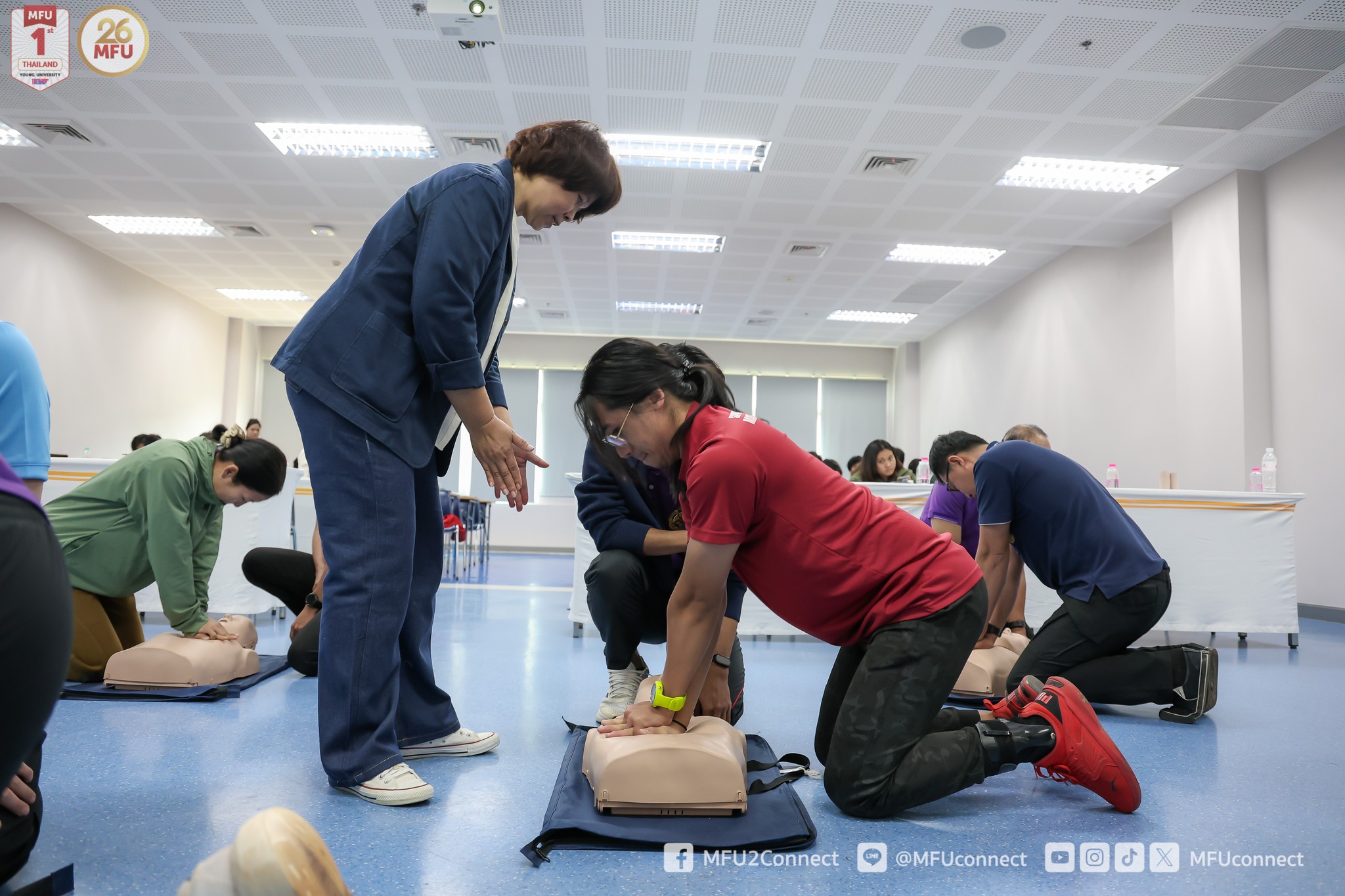 โครงการอบรมการปฐมพยาบาลเบื้องต้นและการช่วยฟื้นคืนชีพ