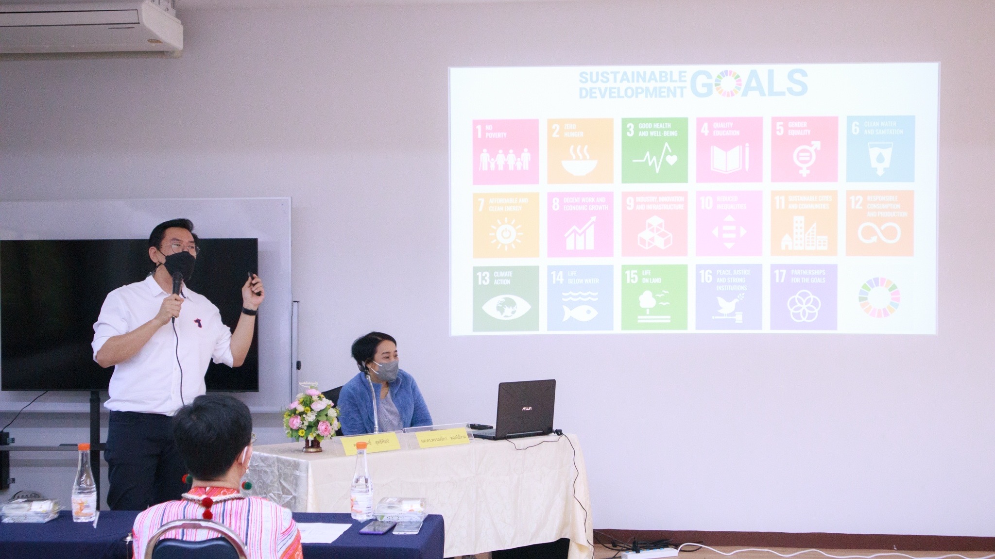 Asst. Prof. Dr. Pannipha Dokmaingam and Dr. Noppharit Sutthasil participated in “Sustainable Development Goals (SDGs)” 