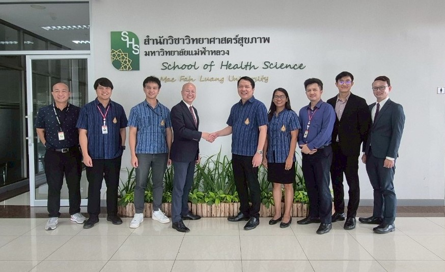 สำนักวิชาวิทยาศาสตร์สุขภาพและสำนักวิชาวิทยาศาสตร์ มหาวิทยาลัยแม่ฟ้าหลวง ร่วมหารือแนวทางความร่วมมือทางวิชาการ