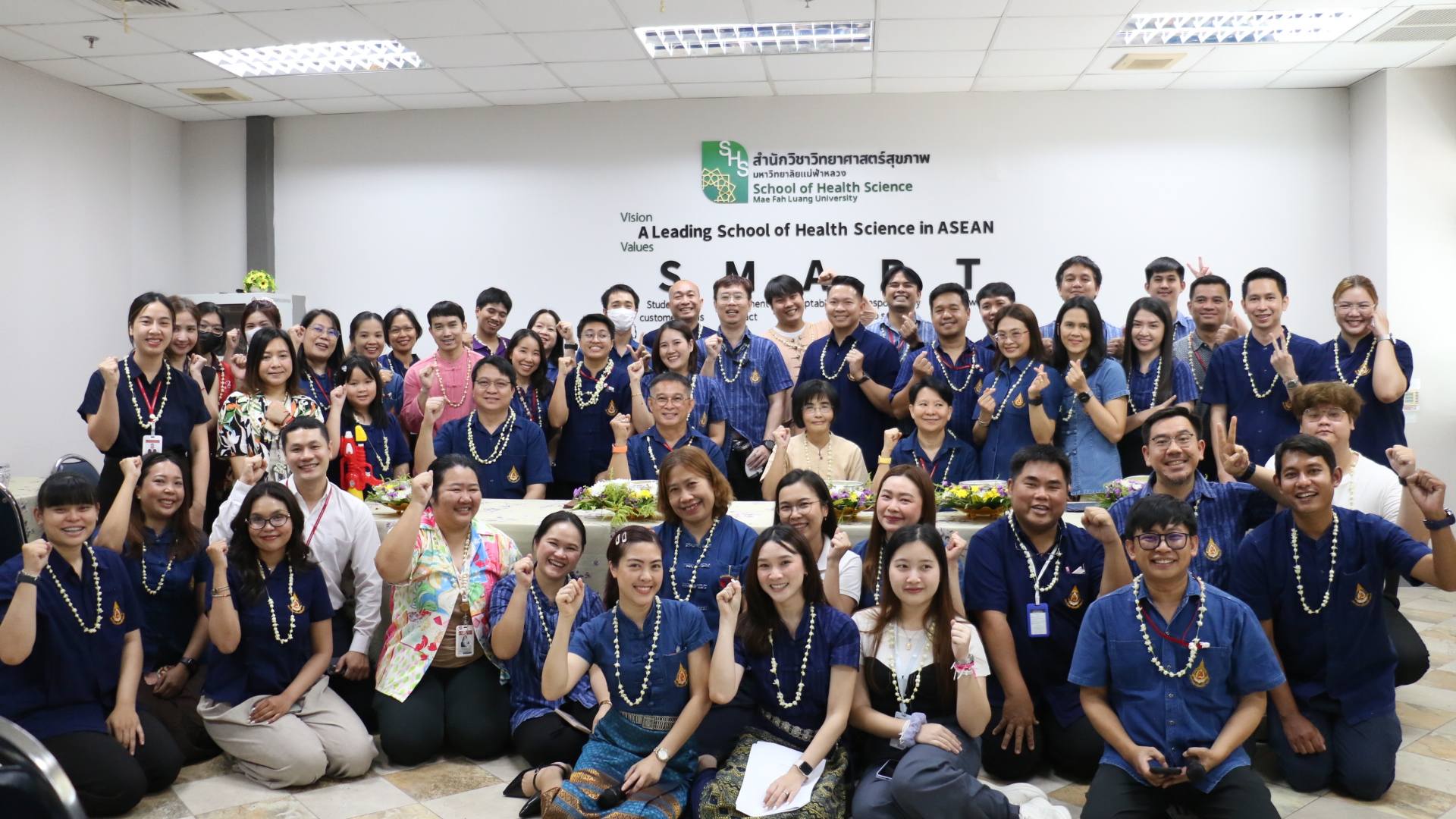 The School of Health Science, organized the “Rod Nam Dam Hua Ceremony and Lanna New Year (Pee Mai Muang) Tradition” for the year 2026 